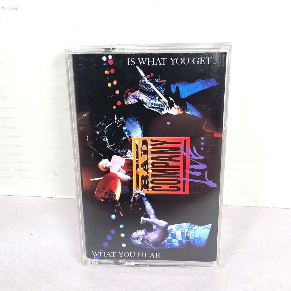 Bad Company - What You Hear Is What You Get - Cassette Tape 1993 VG